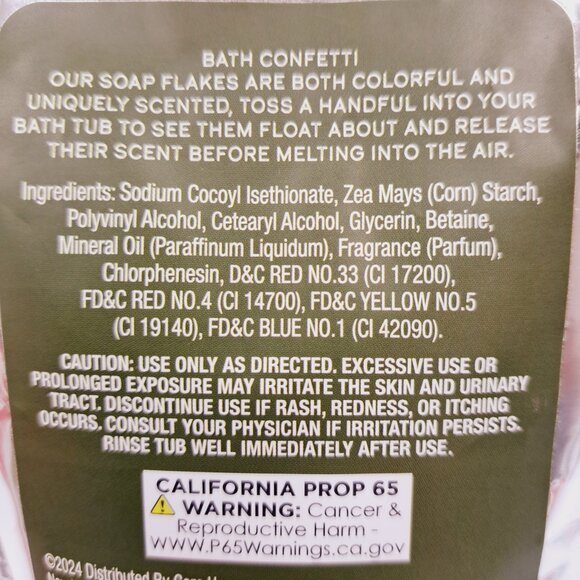 Holiday Bath Bundle Christmas Orange Bath Confetti & Cinnamon Vanilla Cream - Picture 5 of 5